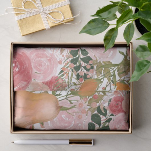 Papier Mousseline Floral Jumpsuit (Cadeau)