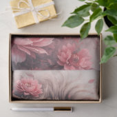 Papier Mousseline Floral Lion (Cadeau)