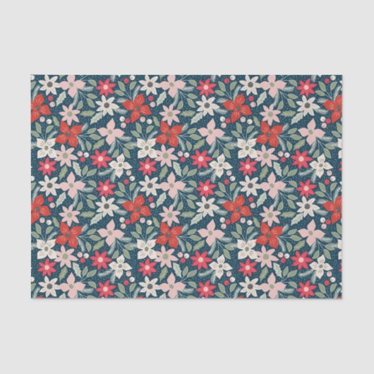 Papier Mousseline Floral moderne | Vacances (Recto)