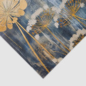 Papier Mousseline Floral Oriental Or (Détail)