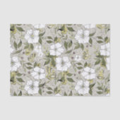Papier Mousseline Floral papillon (Recto)