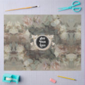 Papier Mousseline Floral rose Roses Impressionnisme Gold Logo Entrep (Artisanat)