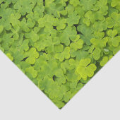 Papier Mousseline Floral Shamrock vert brillant (Détail)