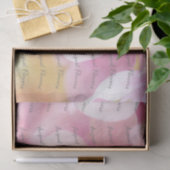 Papier Mousseline Floral Tissu Papier fleuriste Fleur rose (Cadeau)