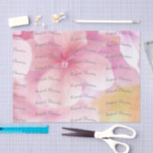 Papier Mousseline Floral Tissu Papier fleuriste Fleur rose (Artisanat)