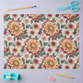 Papier Mousseline Floral Vintage Decoupage Elegant Rustic (Artisanat)