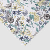 Papier Mousseline Floral Watercolor (Détail)