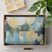 Papier Mousseline Florals de minuit III (Cadeau)