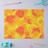 Papier Mousseline Floranese red patterns (Artisanat)