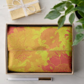 Papier Mousseline Floranese red patterns (Cadeau)