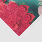 Papier Mousseline Flore Colorée, Symphonie Visuelle (Détail)