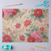 Papier Mousseline Flore complexe (Artisanat)