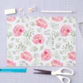 Papier Mousseline Flore d'aquarelles (Artisanat)