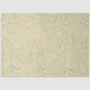 Papier Mousseline Flore de la mousse Vintage rétro vert