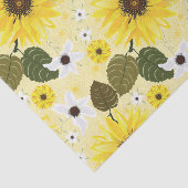 Papier Mousseline Flore de tournesol (Détail)