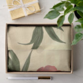 Papier Mousseline Flore Ephémère Découpage Fleur rose (Cadeau)