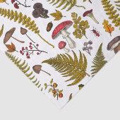 Papier Mousseline Flore et faune boisées 2 (Détail)