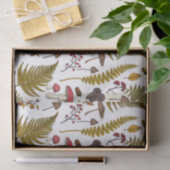 Papier Mousseline Flore et faune boisées 2 (Cadeau)