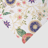 Papier Mousseline Flore folklorique branchée Flore originale Design (Détail)