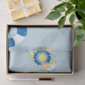 Papier Mousseline Flore Nautique Série Design 7 (Cadeau)