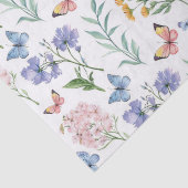 Papier Mousseline Flore végétale minimaliste fleur sauvage (Détail)