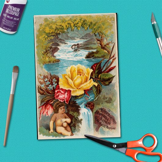 Papier Mousseline Floride Water Victorian Ad Trade Card