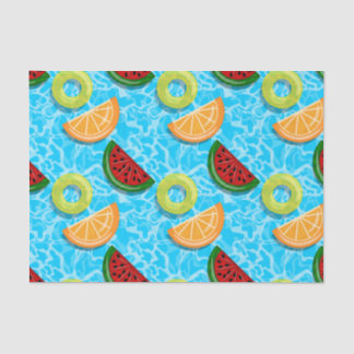 Papier Mousseline Flottes de fruits