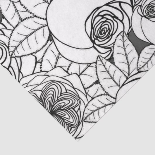 PAPIER MOUSSELINE Flower Bud tissue paper (Détail)