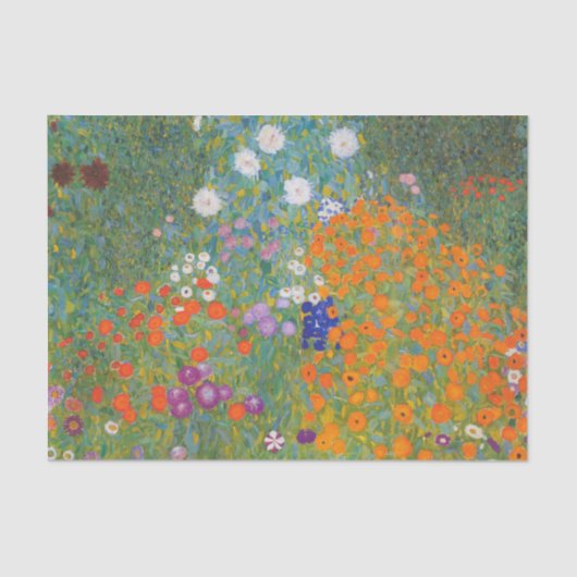 Papier Mousseline Flower Garden by Gustav Klimt (Recto)