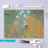 Papier Mousseline Flower Garden by Gustav Klimt (Artisanat)