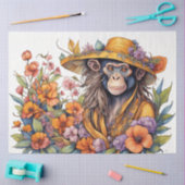 Papier Mousseline Flower hat Monkey see monkey do (Craft)