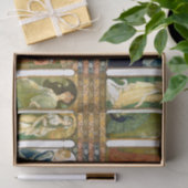 Papier Mousseline Flowers de Nouveau d'art de Madame Swan Peacock (Cadeau)