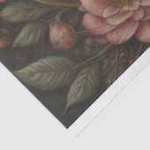 Papier Mousseline Flowers & postcard no2 vintage tissue paper  (Détail)