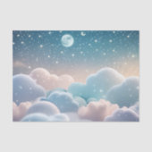 Papier Mousseline Fluffy Cloud Pastel (Recto)