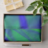 Papier Mousseline Flush bleu et vert (Cadeau)