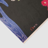 Papier Mousseline FLUX D'IMPRESSION ET FLEURS JAPONAIS Papier Tissu (Détail)