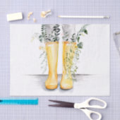Papier Mousseline Flux et croissance I (Artisanat)
