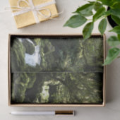 Papier Mousseline Flux néo-zélandais avec cascades Nature Photo (Cadeau)