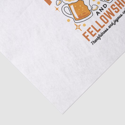 Papier Mousseline Foi et bourse - Oktoberfest Tee (Détail)