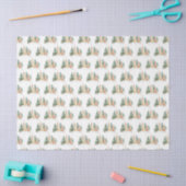 Papier Mousseline Fond d'arbre d'hiver (Artisanat)