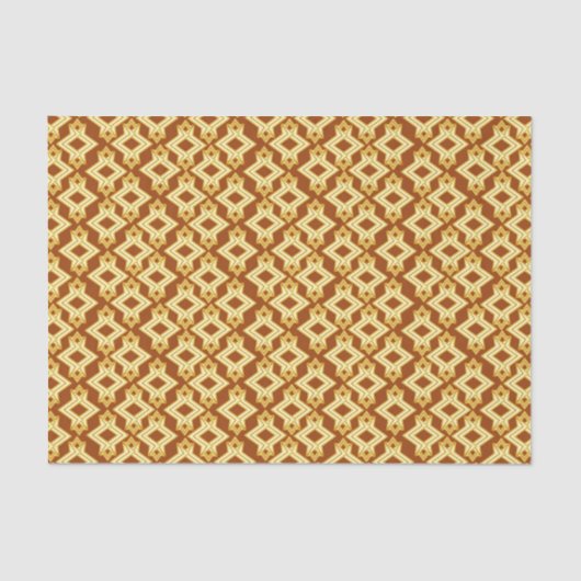 Papier Mousseline Fond d'écran Art Déco Motif, Brown doré (Recto)