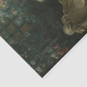 Papier Mousseline Fontaine avec deux Cupidons, dont l'un est agenoui (Détail)