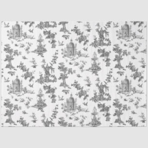 Papier Mousseline Fontaines et arbres fantastiques vintages Toile-B