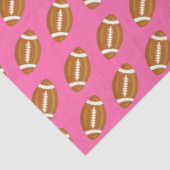 Papier Mousseline Football américain en rose (Détail)