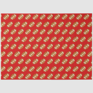 Papier Mousseline Football américain en rouge