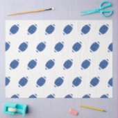 Papier Mousseline Football Anniversaire Party Bleu Blanc (Artisanat)