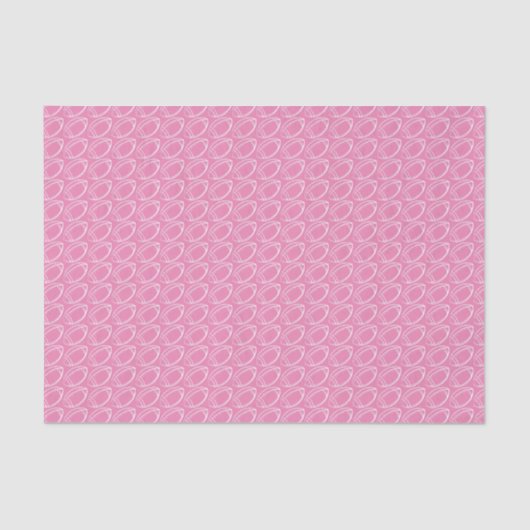 Papier Mousseline Football féminin rose (Recto)