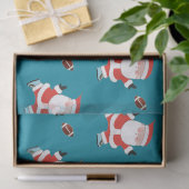 Papier Mousseline Football Noël Cadeau papier Tissu (Cadeau)