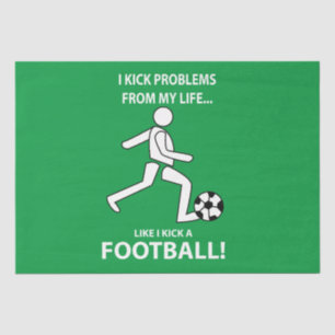 Papier Mousseline Football Soccer Sports Joueur Football Soccer