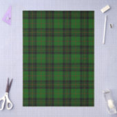 Papier Mousseline Forbes tartan vert noir plaid (Artisanat)